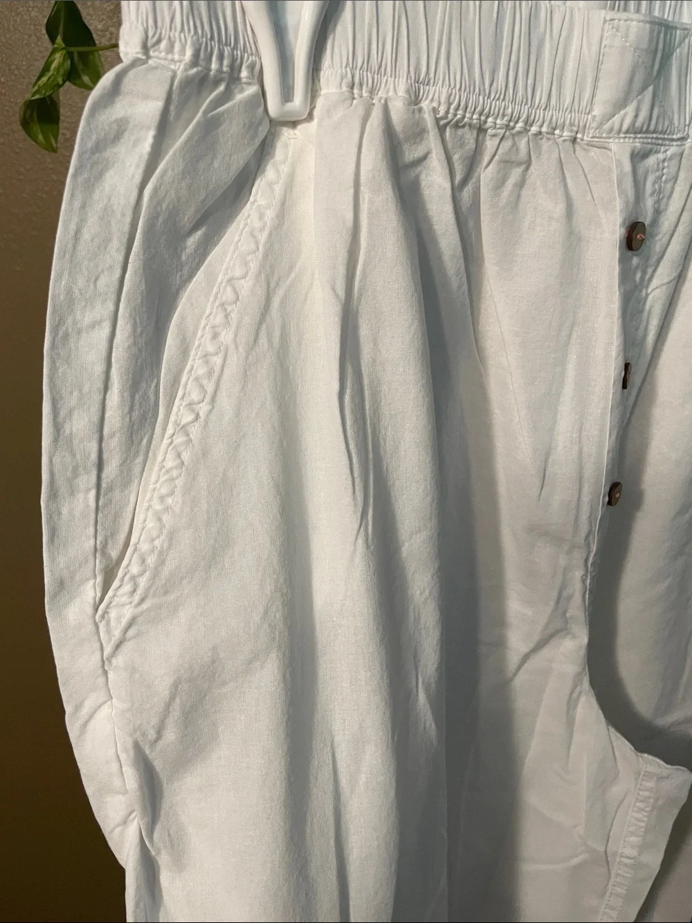 NWT Free People White 2 piece cotton set